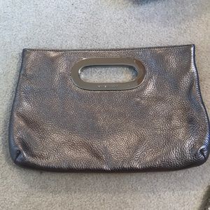 Michael Kors Silver Berkley Clutch